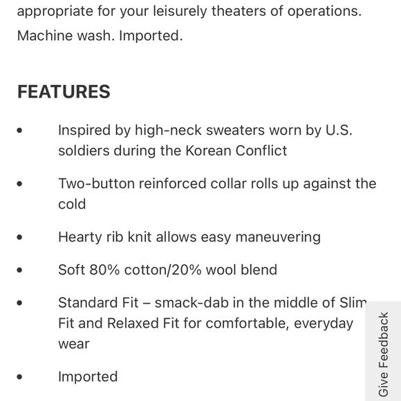 Duluth trading company infantry sweater. - Picture 6 of 7